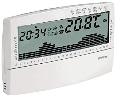 Perry 1CRCR017BG Cronotermostato Buono e Economico, Bianco