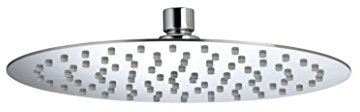 Bristan FH SLRD02 C 250 mm Slimline Round Fixed Head - Chrome Plated