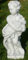 Deko Garten Figur Statue Putte Vierjahreszeiten Herbst Dekofigur Gartenskulptur Skulptur aus Beton Höhe 50 cm