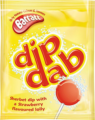 Barratt Sherbert DIB Dab Strawberry Lolly 23g