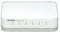 D-Link GO-SW-5G 5-Port Gigabit Easy Desktop Switch (10/100/1000 Mbit/s, automatische MDI/MDIX-Erkennung) weiß