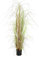 artplants.de Deko Schilfgras, grün-braun, 150cm - Deko Gras - Grasbusch künstlich