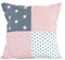 ULLENBOOM Kissenbezug 40x40 Kinder Rosa Grau (Made in EU) Oeko-TEX Materialien - Kopfkissenbezug aus 100% Baumwolle, Bezug auch für Dekokissen geeignet
