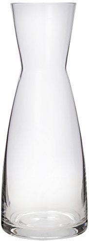Bormioli Rocco Ypsilon Wine Carafe – Elegant Clear Glass Carafe for Water, Juice, Milk, Coffee, Iced Tea – Wide Mouth Serving Decanter Dispenser for Restaurants & Home Use – Made in Italy 36.5 Ounce