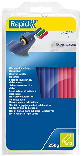 Rapid Klebesticks Durchmesser 12 x 190 mm, 250 g, blau/gelb/rot, 24941400