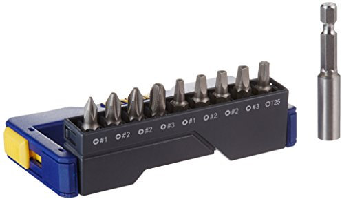 Irwin Tools 1866979 Screwdriving Insert Bit Set (10 Pack), 10 Piece