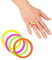 NET TOYS Neon Ring Set 80er Jahre Fingerringe 4 STK. Party Ringe bunt 80s Disco Fingerschmuck Punk Fingerring Fancy Mottoparty Finger Schmuck Karneval Kostüm Damen Accessoires