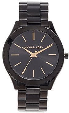 Michael Kors MK3221 Uhr Damenuhr Edelstahl Edelstahl 5 bar Analog Schwarz