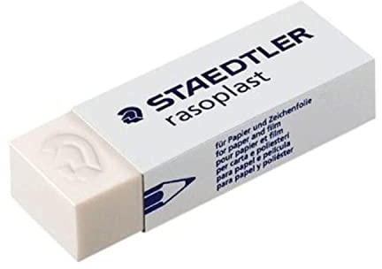 STAEDTLER Kunststoff-Radierer rasoplast B30, weiß VE=6