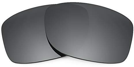 Revant Verres de Rechange Compatibles avec Oakley Jupiter Squared, Polarisés, Chrome Noir MirrorShield
