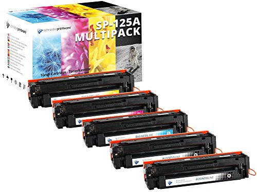 5 Schneider Printware Toner | 40 Prozent mehr Leistung | kompatibel für HP 125A für HP Color Laserjet CM1312MFP CP1210 CP1215 CP1514n CP1515n CP1518ni CP1515