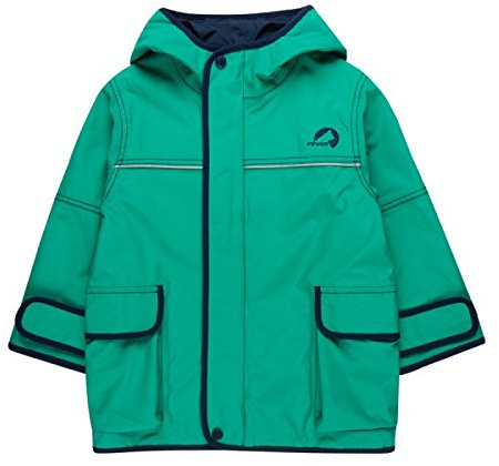 Finkid Tuulis emerald navy grün blau Kinder Zip In Außenjacke Regenjacke Jacke Parka Mantel