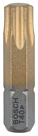 Bosch Professional Bit Max Grip für Innen-Torx-Schrauben (T40, 3 Stück), 2607001697