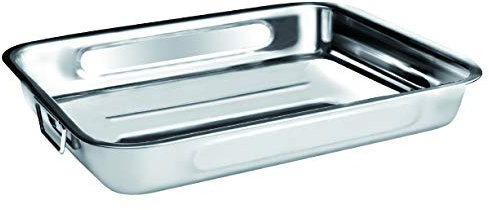 Ibili Rustidera, Stainless Steel, Plateado, 40 x 28 x 7 cm