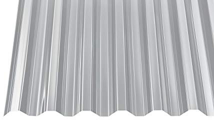 Acryl Wellplatten Profilplatten Trapez 76/18 klar ohne Struktur 1,5 mm (3000 x 1045 x 1,5 mm)