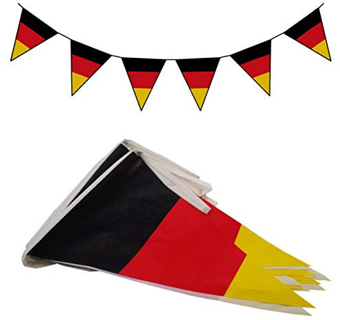 Goodymax® Wimpelkette 10 m Deutschland - viele weitere Farben & Farbkombinationen zur Auswahl