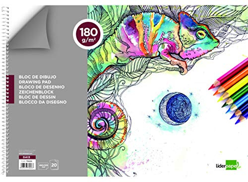 Liderpapel DA13 – Zeichenblock Edel Spiral