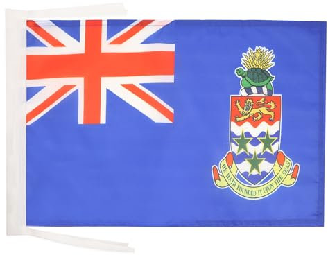 AZ FLAG - Flagge Cayman Islands - 45x30 cm Mit Kordel - Englische Fahne 30 x 45 cm - Flaggen
