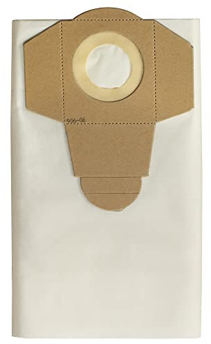 Vacmaster Sacchetti filtranti standard da 45-50 l per aspirapolvere Wet & Dry da 45 – 50 L e aspiratori per polvere (confezione da 5)