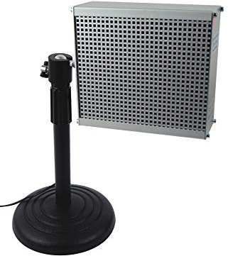 Brüder Mannesmann Lötdampfabsorber, 183 m³/h, Aktivkohlefilter | M49150 | Axiallüfter gegen Lötrauch, Gehäuse aus eloxiertem Aluminium, 12-V-Steckernetzteil, für den Elektronikarbeitsplatz