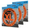 D'Addario Corde Chitarra Elettrica | EXL110-3D | Set Corde per Chitarra Elettrica per Ferita Nichel | 6 Corde | Luce Normale, 10-46 | 3-Paccetto