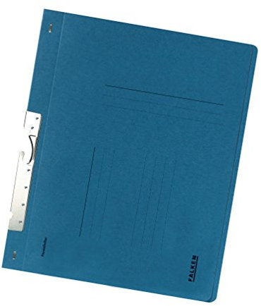 Original Falken 50er Pack Pendular Pendelhefter. Made in Germany. Aus Recycling-Karton mit Behördenheftung ohne Schlitzstanzung für DIN A4 blau Hefter Blauer Engel