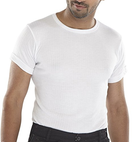 Beeswift Men's Short Sleeve Thermal Vest Tshirt (Pack of 1)