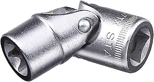 STAHLWILLE Nr. 47TX Gelenk-Steckschlüsseleinsatz Innen-TORX E8 L.43 mm HPQ®-Hochleistungsstahl, verchromt