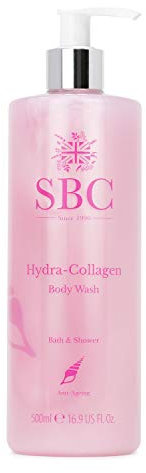 SBC Skincare Hydra-Collagen Body Wash - 500ml | Luxurious Shower Gel | Hydrating And Cleansing Collagen Shower Cream | Soap Free Bath And Shower Cream