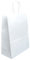 Saphir-Tec Papier-Tragetaschen TOPTWIST 32x14x42cm weiß - 50 Stück