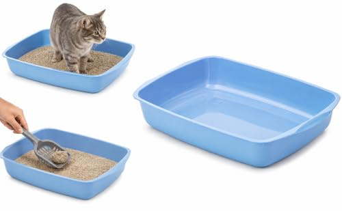 Savic Katzenklo Litter Tray - Multicolor - 38 cm - offenes Design - schnelle Reinigung - kompaktes Format