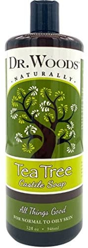 Dr. Woods Pure Cleansing Tea Tree Liquid Castile Soap, 32 Ounce