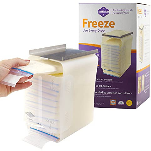 Milkies Congelez et organisez votre lait maternel (premier entré, premier sorti, stockez jusqu'à 1,7 l de lait)