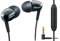 Philips SHE3905BK/00 Metalix Upbeat Wired In-Ear Headphones with Mic Black