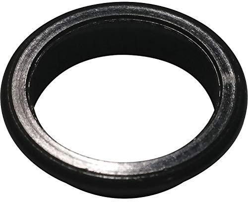 Halcö Drückerführungsring 18mm - Drückerführung für Türgriffe - aus robustem Kunststoff, schwarz