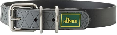 HUNTER CONVENIENCE Hundehalsband, Kunststoffmaterial, 60 L, schwarz