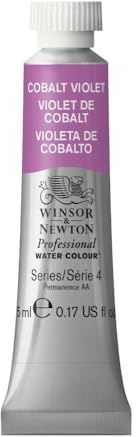 Winsor & Newton 102192 5 ml Tube Professional Water Colour, Cobalt Violet