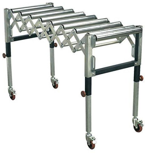 Sealey RS911F Adjustable Roller Stand 450-1300mm 130kg Capacity