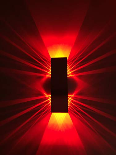 Wandlampe rot LED 6W Design Modern Innen Schlafzimmer Wohnzimmer | ShineLED-6 SpiceLED
