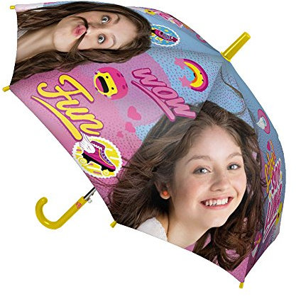 Disney Soy Luna 2400-323 Kinder Regenschirm, Automatisches Öffnen, Durchmesser 78 Zentimeter, Polyester, mehrfarbig
