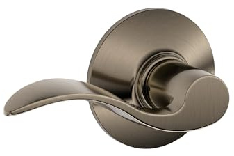 Shlage F10 Acc 620 Hall and Closet Lever, Antique Pewter, Passage