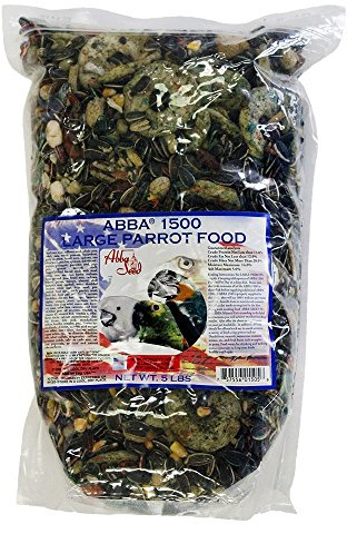 ABBA 1500 Bird Foods Large Parrot Food 5lbs
