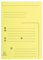 Exacompta - Réf. 334005E - Paquet de 25 chemises rigides imprimées avec 2 rabats SUPER 210 g/m² - couleurs pastel - certifiées PEFC™- dimensions 24 x 32 cm pour documents format A4 - couleur canari