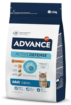 ADVANCE Adult Huhn und Reis Trockenfutter Katze, 1-er Pack (1 x 1.5 kg)
