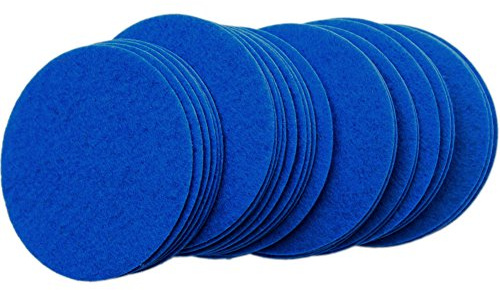 Playfully Ever After 3 Inch Blue 30pc Stiff Felt Circles