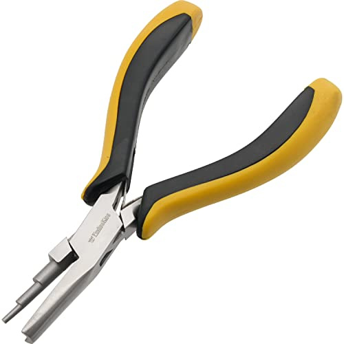 Concave And Round Nose 3-Step Wire Looping Pliers New by FindingKing