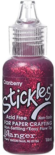 Ranger SGG01-38443 Cranberry Stickles, Synthetic Material, Red, 2.5 x 2.5 x 7.5 cm