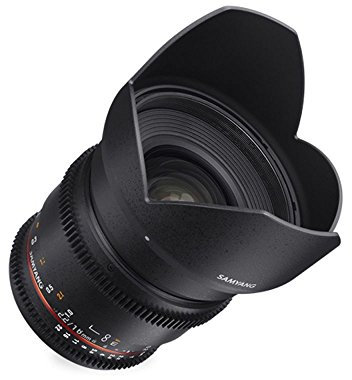 Samyang 16mm T2.2 ED AS UMC CS Canon EOS M MILC - Objetivo (MILC, 13/11, Objetivo Ultra Ancho, 0,2 m, Canon EF-M, Manual)