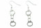 Miniblings Handschellen Fesseln Polizei Ohrringe - Handmade Modeschmuck I Mini Handfesseln - Ohrhänger Ohrschmuck versilbert