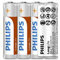 Philips Batterien AAA - R03L4F - 4er-Pack Batterien - Zinkchlorid-Technologie - 3 Jahre Lebensdauer